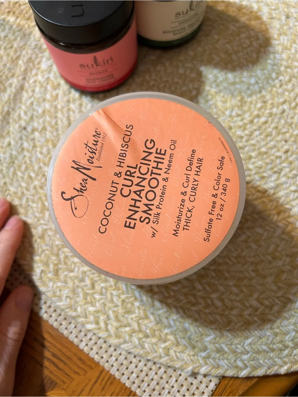 SheaMoisture Coconut & Hibiscus Curl Enhancing Smoothie - Orange Jar
